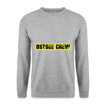 Baltic Sea Crew - Unisex Sweatshirt - salt & pepper - Front - Alina (178cm) & Michal (187cm)