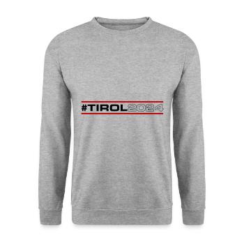Tyrol 2024 - Sweat-shirt Unisexe - gris chiné - Devant - Alina (178cm) & Michal (187cm)