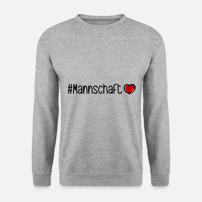 Team Heart - Unisex Sweatshirt - salt & pepper
