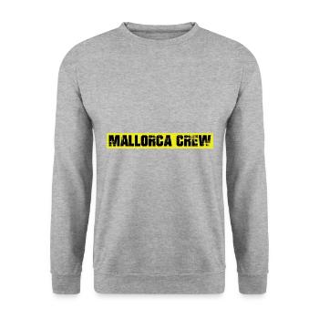 Mallorca Crew - Unisex Pullover - Weißgrau meliert - Vorne - Alina (178cm) & Michal (187cm)