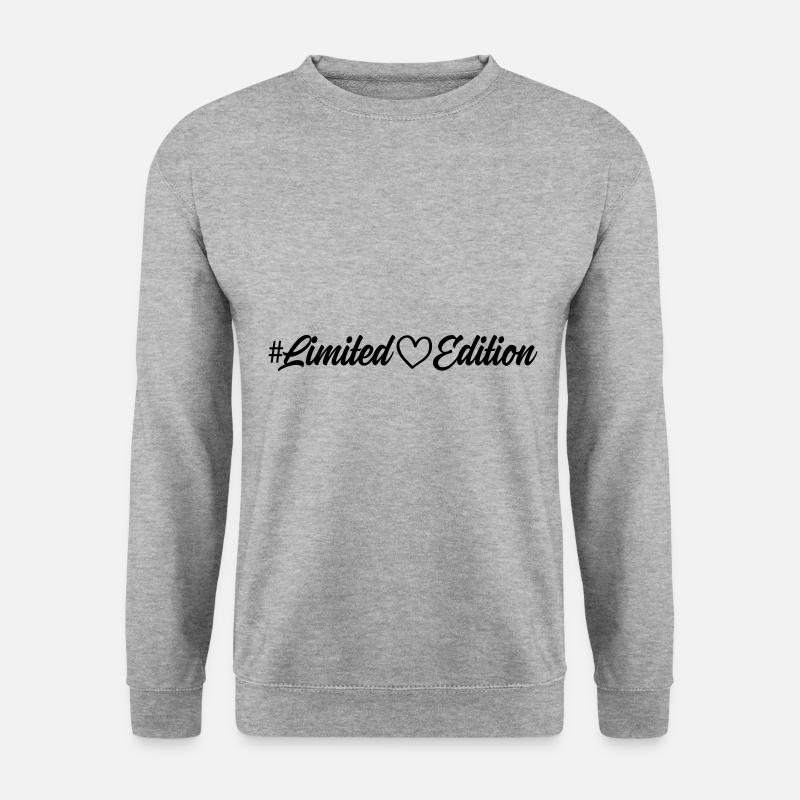 Limited Edition Heart Saying - Unisex Sweatshirt - salt & pepper