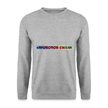 Mykonos Crew - Unisex Pullover - Weißgrau meliert - Vorne - Alina (178cm) & Michal (187cm)