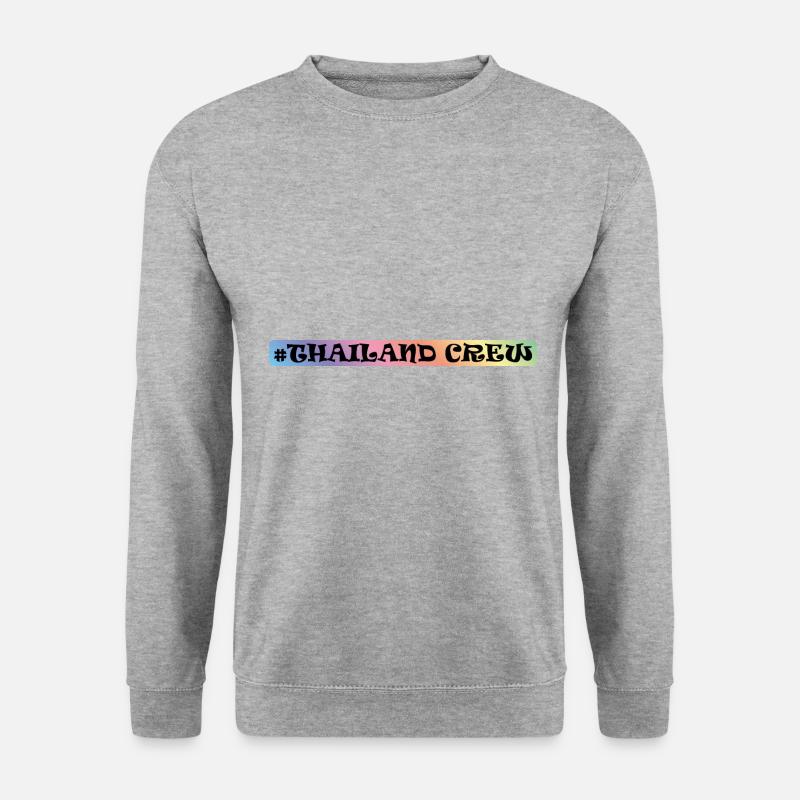Thailand Crew - Unisex Pullover - Weißgrau meliert