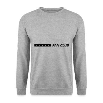 Fan Club Member - Unisex Sweatshirt - salt & pepper - Front - Alina (178cm) & Michal (187cm)
