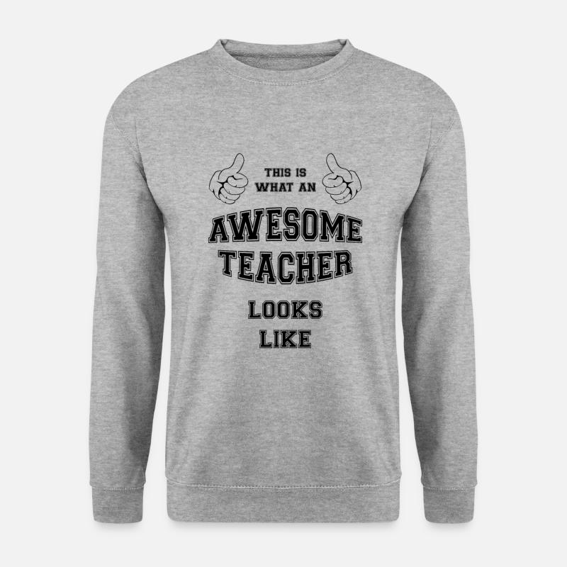 FANTASTISCHER LEHRER - Unisex Pullover - Weißgrau meliert