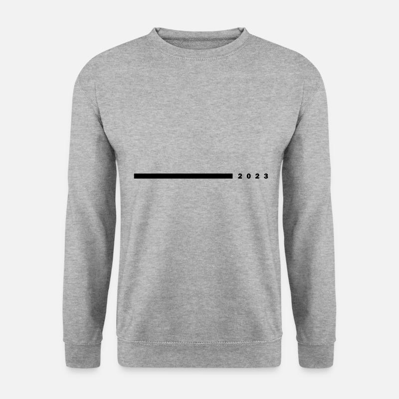2023 année - Sweat-shirt Unisexe - gris chiné