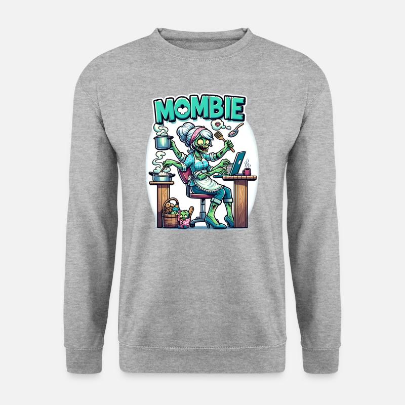 mombie - Multitasking Mom - Unisex Sweatshirt - salt & pepper