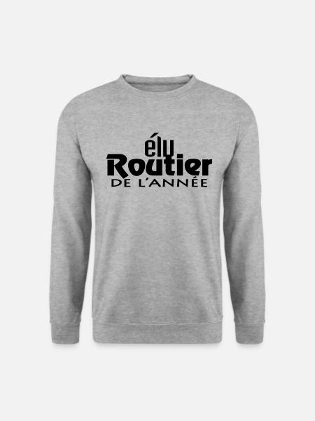 Routier de l'annee (2c,1c) - Sweat-shirt Unisexe - gris chiné