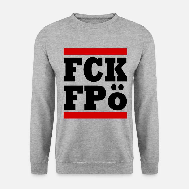 Fck fpö - Unisex Sweatshirt - salt & pepper