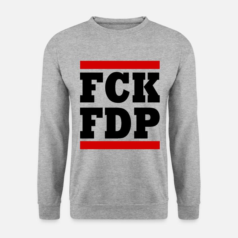 Fck fdp - Unisex Sweatshirt - salt & pepper