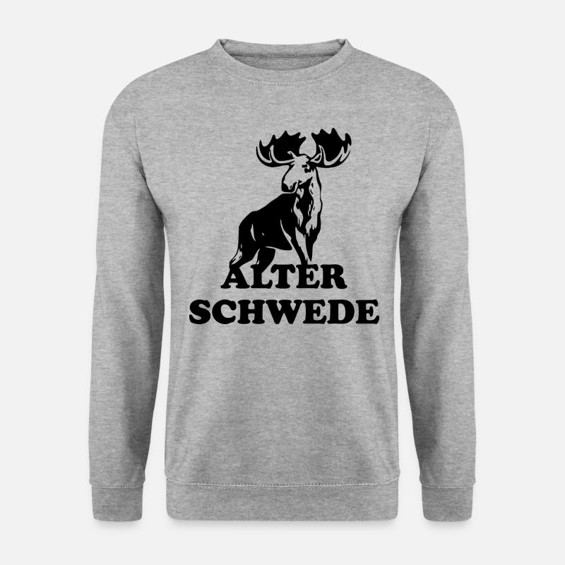 Alter Schwede - Unisex Pullover - Weißgrau meliert