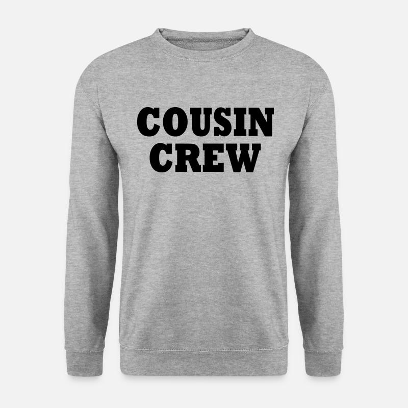 cousin crew - Unisex Pullover - Weißgrau meliert