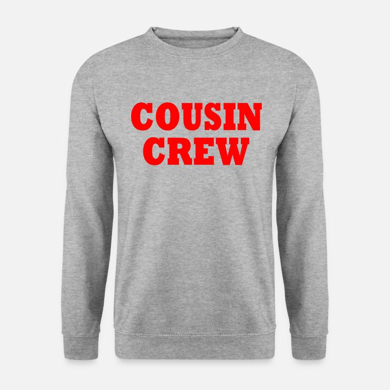 cousin crew - Unisex Pullover - Weißgrau meliert