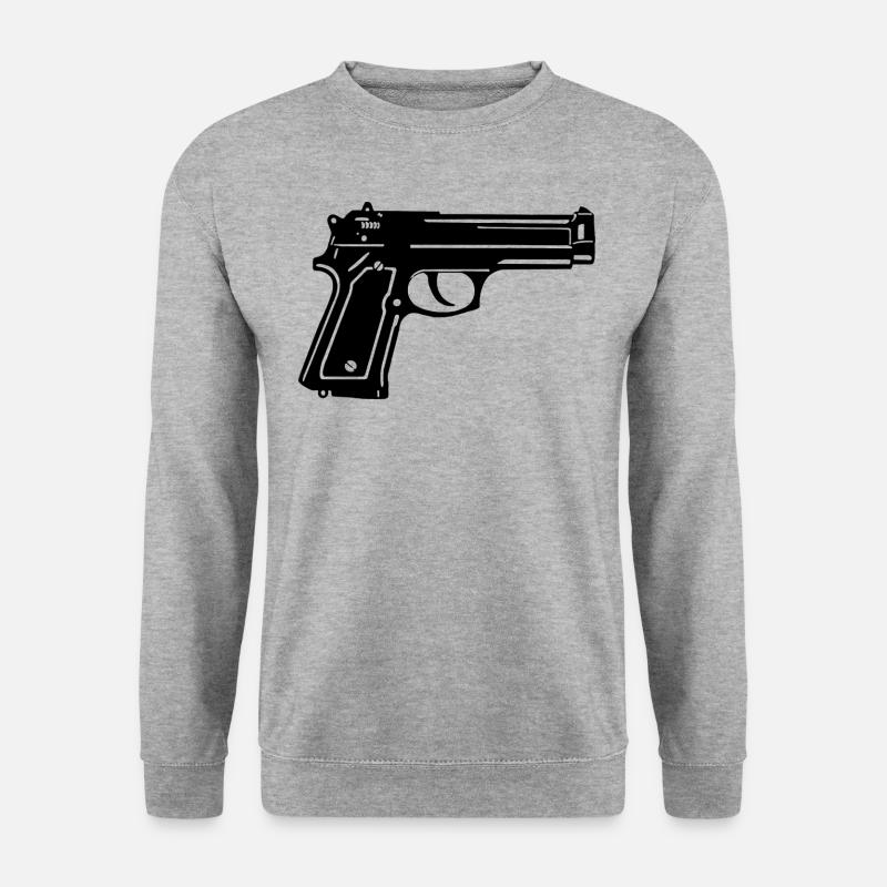 DIE KANONE - Unisex Pullover - Weißgrau meliert