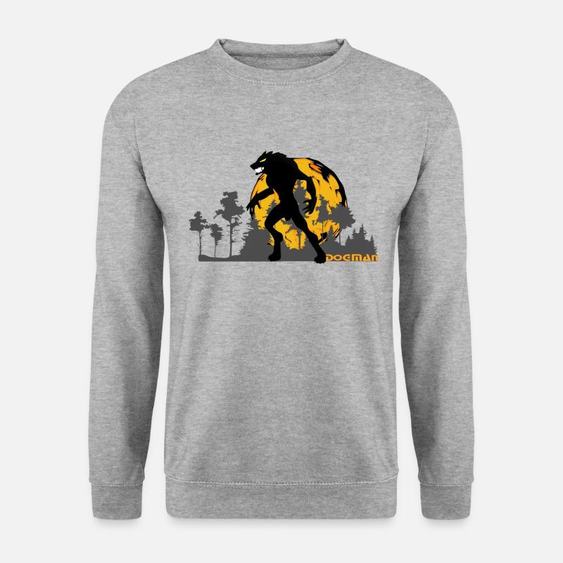 T-SHIRT DOGMAN - Unisex Pullover - Weißgrau meliert