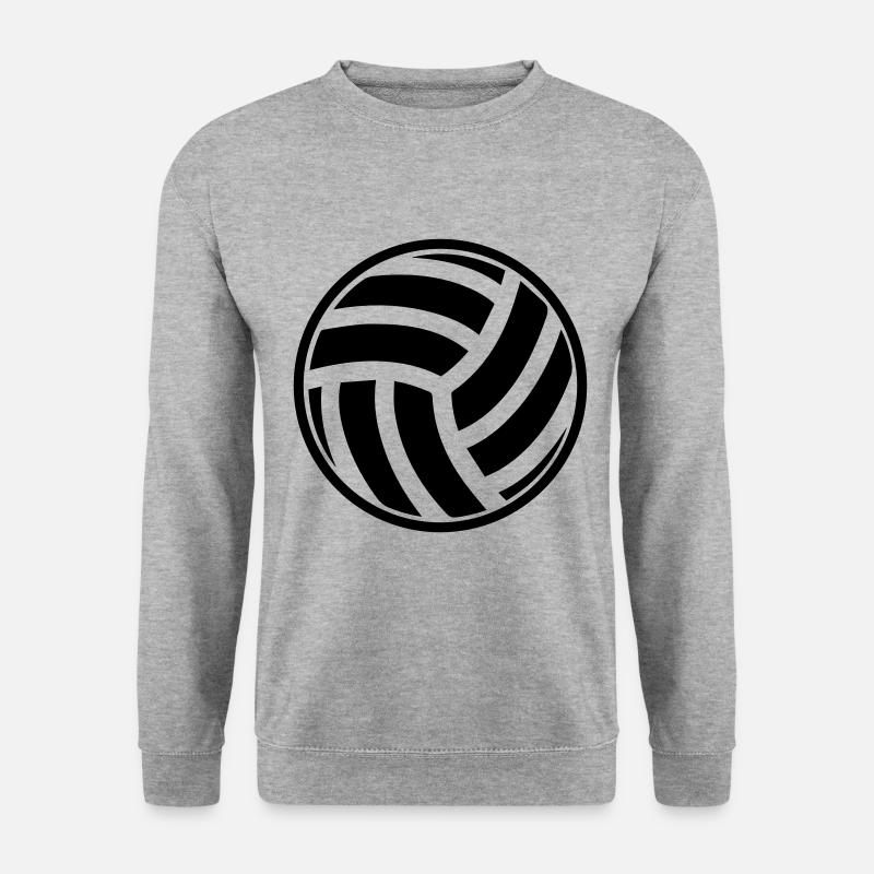 Volleyball Symbol - Unisex Sweatshirt - salt & pepper