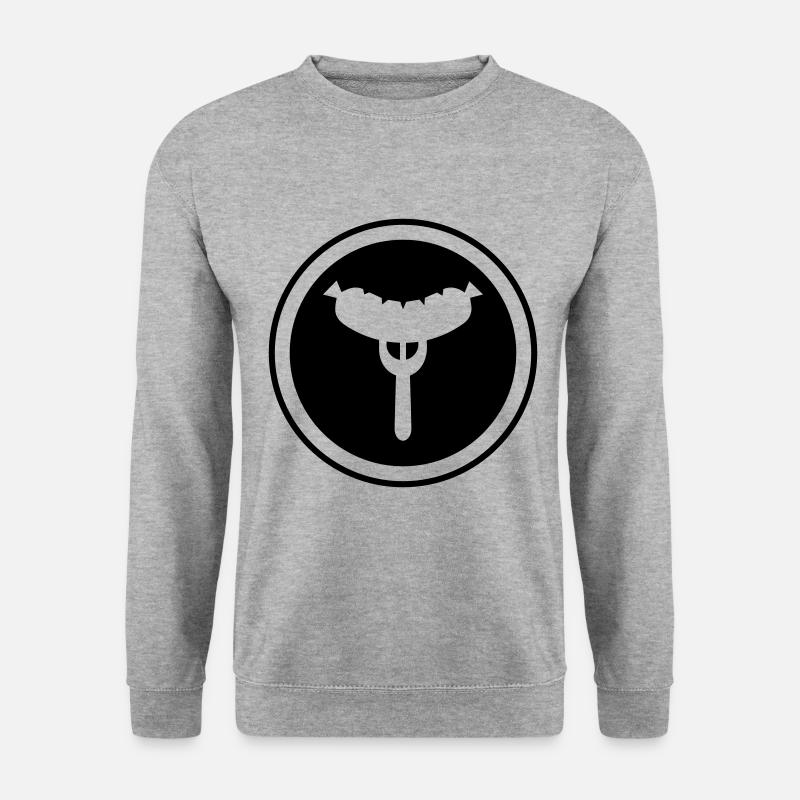Sausage fork - Unisex Sweatshirt - salt & pepper