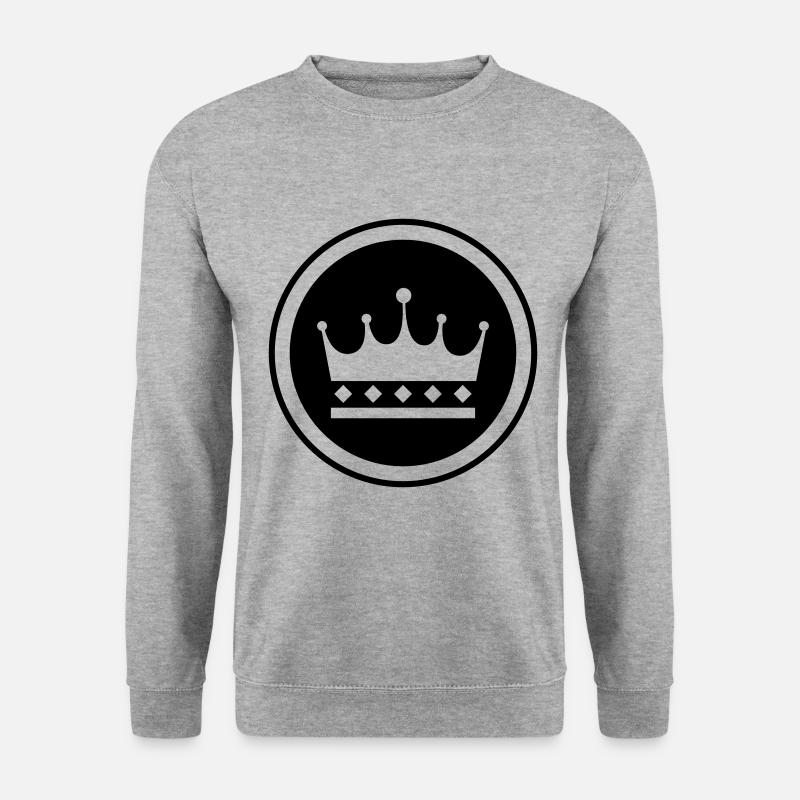 Crown Symbol - Unisex Sweatshirt - salt & pepper