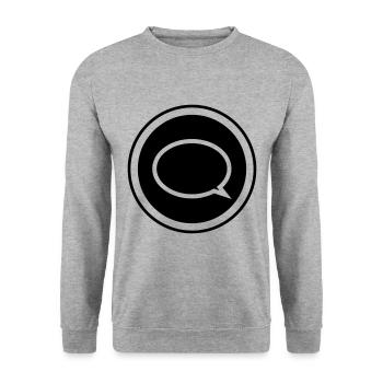Ballon - Sweat-shirt Unisexe - gris chiné - Devant - Alina (178cm) & Michal (187cm)