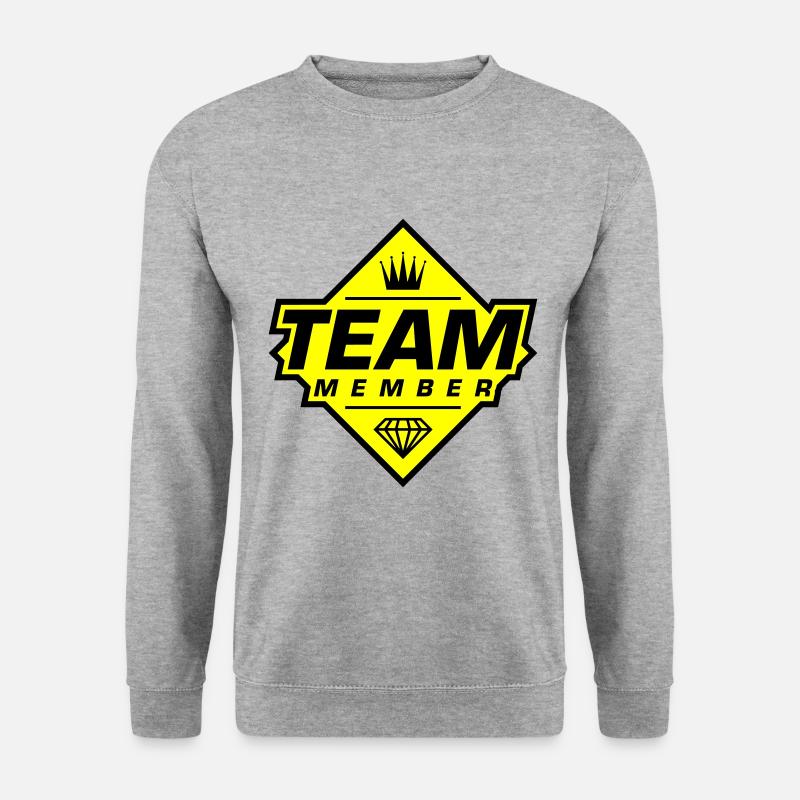 2023 Herz Jahr - Unisex Pullover - Weißgrau meliert