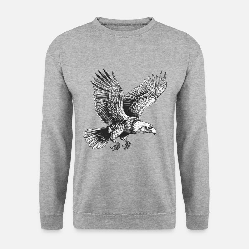 Flying Eagle - Unisex Sweatshirt - salt & pepper