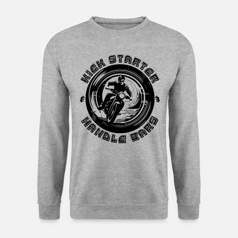 Kick Starter & Handle Bars - Unisex Sweatshirt - salt & pepper
