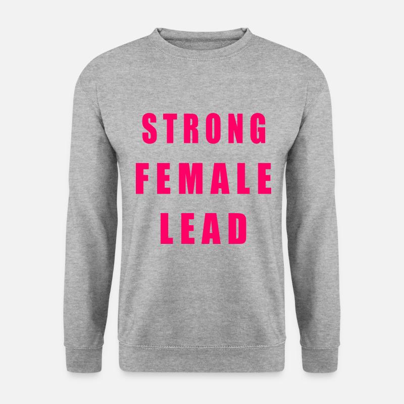 Strong female lead - Unisex Pullover - Weißgrau meliert