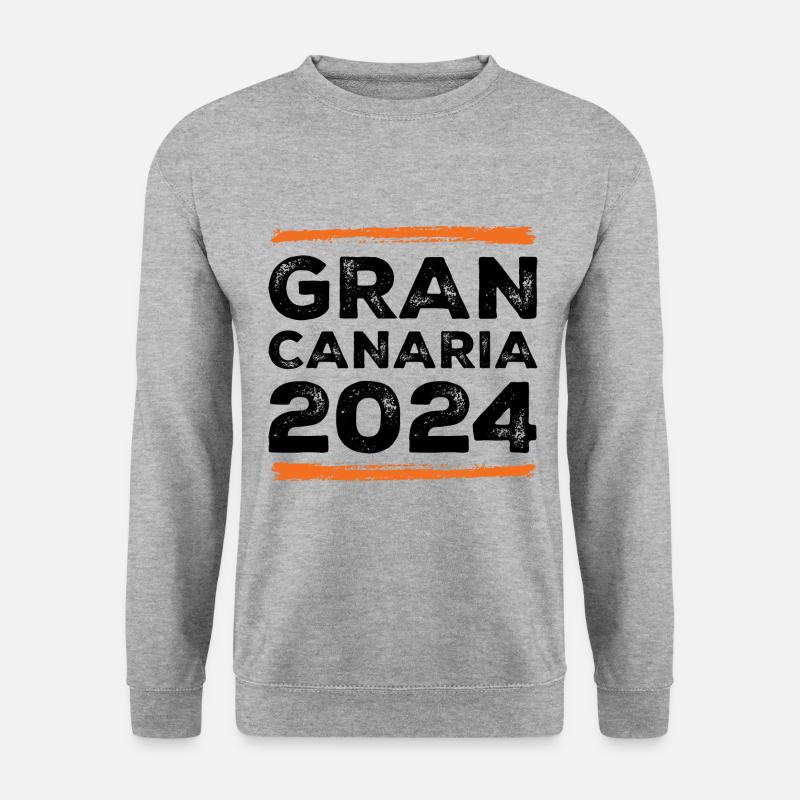Devis Gran Canaria 2024 - Sweat-shirt Unisexe - gris chiné