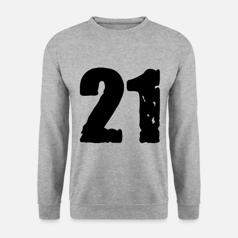 21 number jersey - Unisex Sweatshirt - salt & pepper
