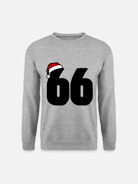 66 Number Christmas - Unisex Sweatshirt - salt & pepper
