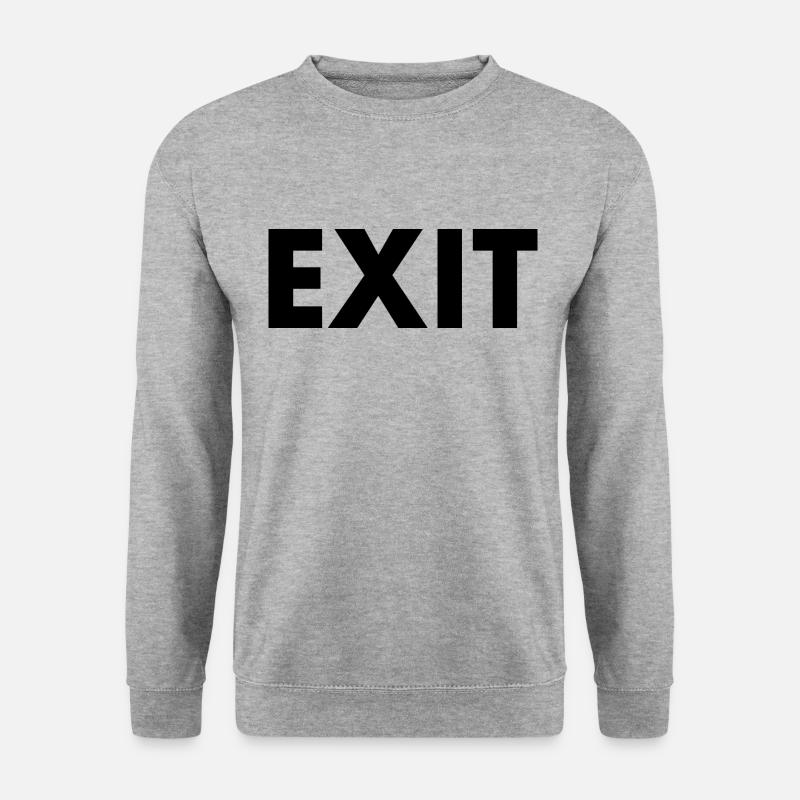 Exit - Unisex Sweatshirt - salt & pepper