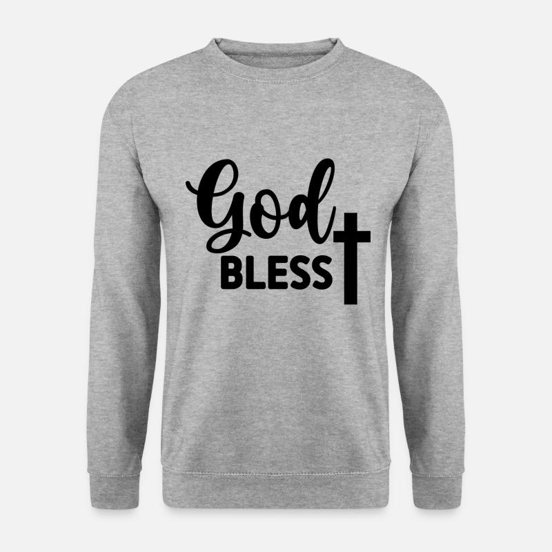 God Bless - Unisex Sweatshirt - salt & pepper