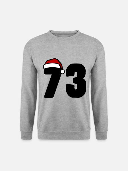 73 Numéro Noël - Sweat-shirt Unisexe - gris chiné
