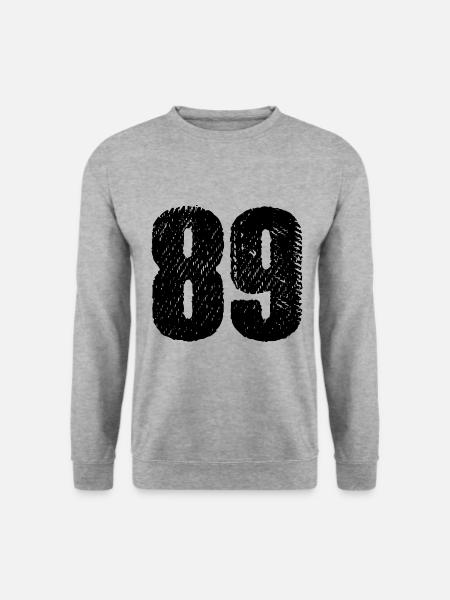 89 number jersey - Unisex Sweatshirt - salt & pepper