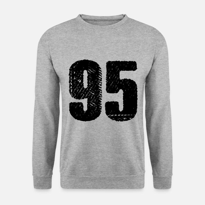 95 number jersey - Unisex Sweatshirt - salt & pepper