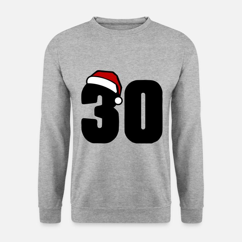30 Number Christmas - Unisex Sweatshirt - salt & pepper