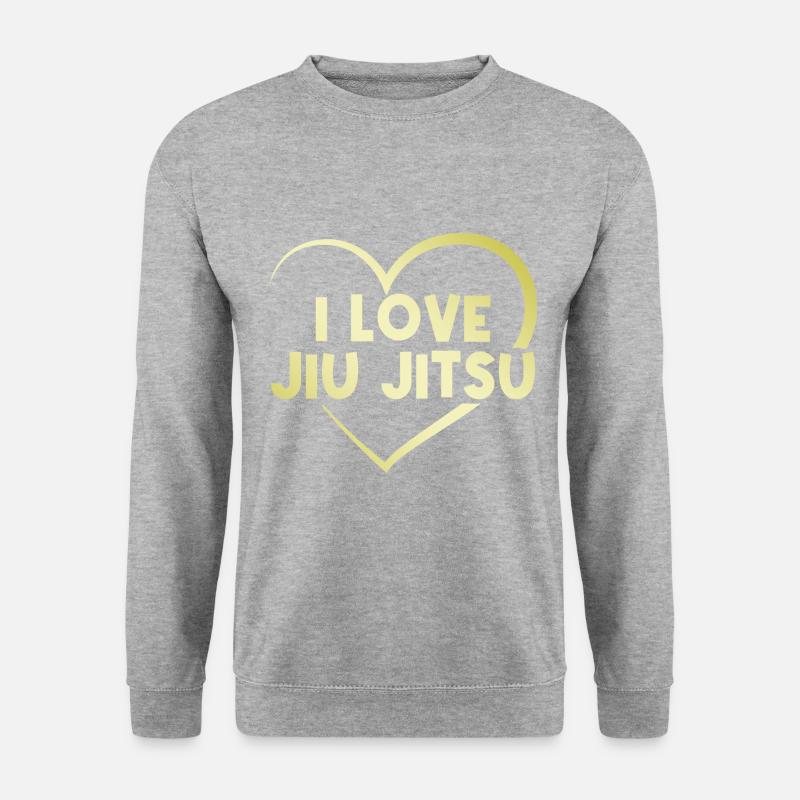 I love Jiu Jitsu - Unisex Sweatshirt - salt & pepper