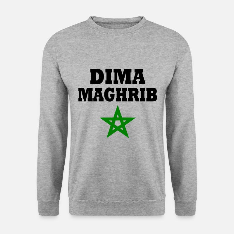 Dima maghreb - Unisex Sweatshirt - salt & pepper