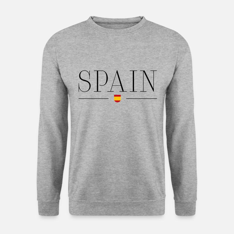 Spanien - Unisex Pullover - Weißgrau meliert