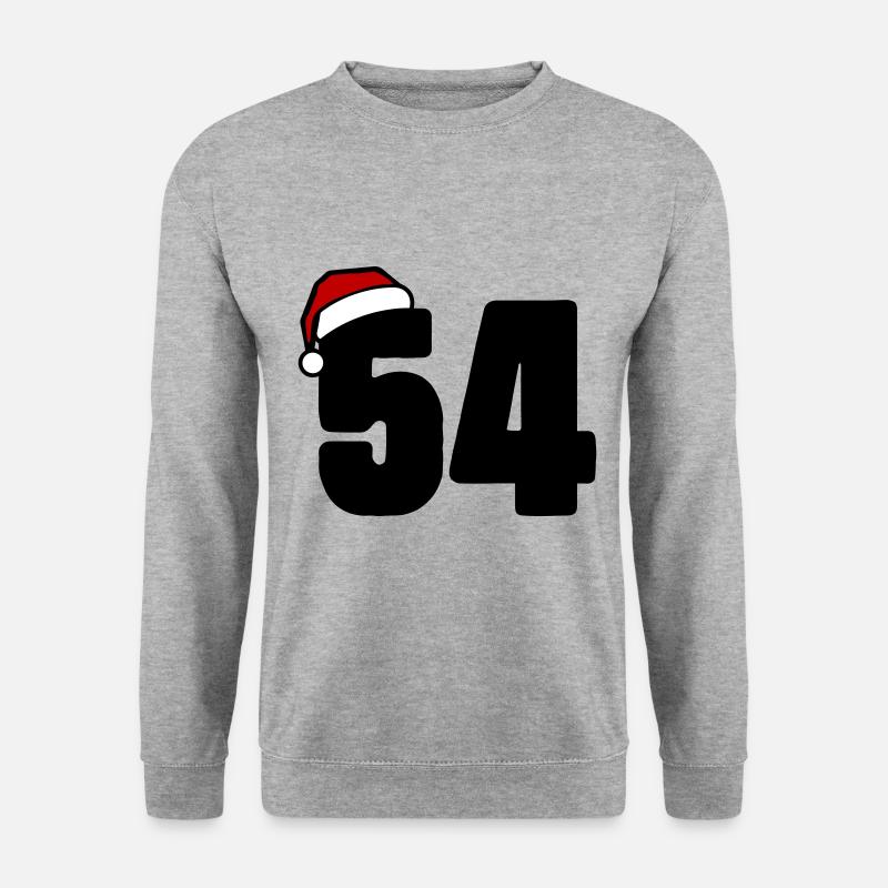 54 Numéro Noël - Sweat-shirt Unisexe - gris chiné