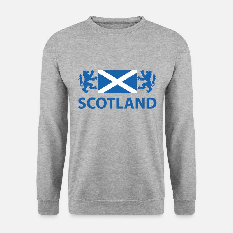 Scotland - Unisex Pullover - Weißgrau meliert