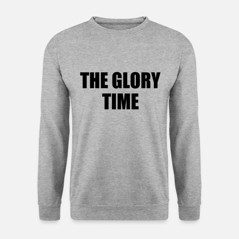The glory time - Unisex Pullover - Weißgrau meliert