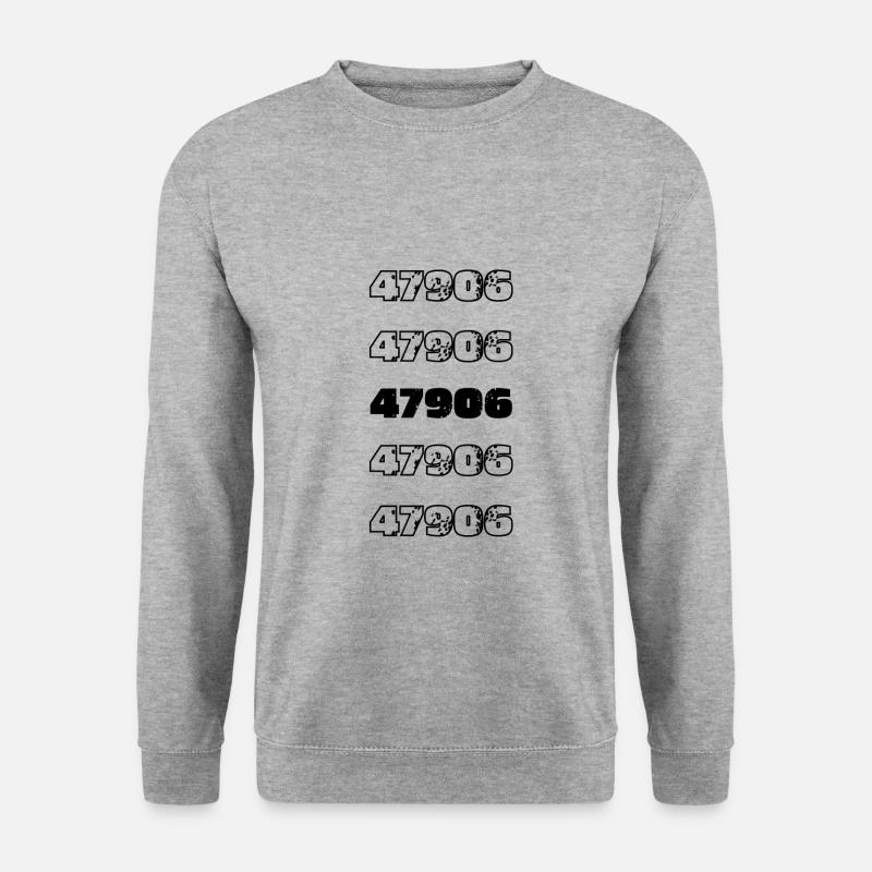 Postal code Kempen - 47906 x5 - Unisex Sweatshirt - salt & pepper