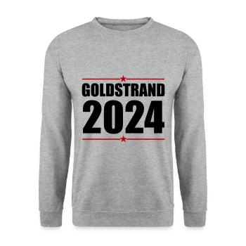Sables d’or 2024 - Sweat-shirt Unisexe - gris chiné - Devant - Alina (178cm) & Michal (187cm)