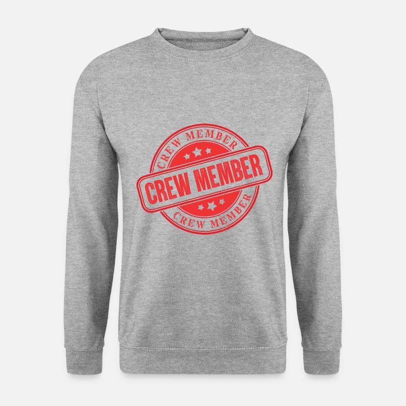 Crew Stamp - Unisex Sweatshirt - salt & pepper