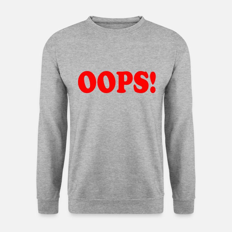 Oops - Unisex Sweatshirt - salt & pepper