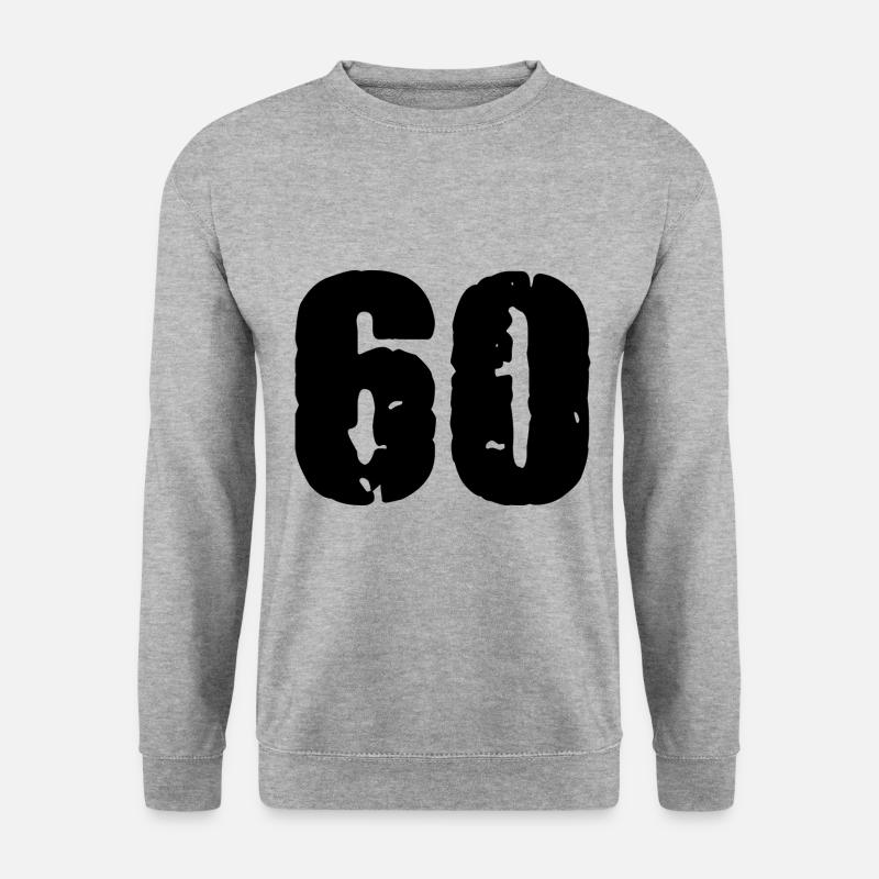 60 number jersey - Unisex Sweatshirt - salt & pepper