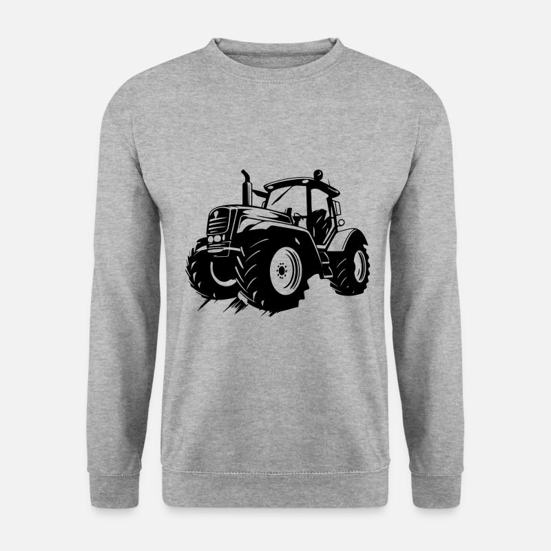 Tractor Farmer Farmer Symbol - Unisex Sweatshirt - salt & pepper