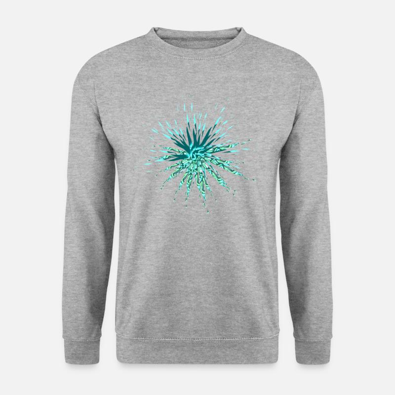 muster symbol - Unisex Pullover - Weißgrau meliert