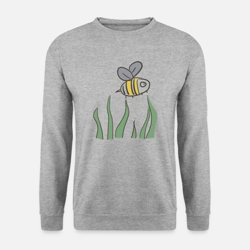bee environment - Unisex Sweatshirt - salt & pepper